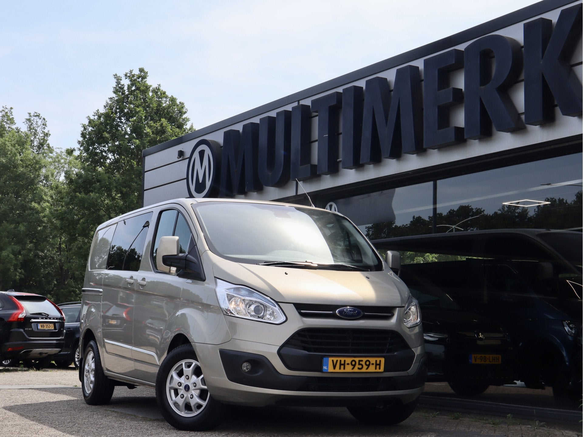 Ford Transit Custom 2.2 TDCI DUBBELE CABINE MARGE BTW VRIJ, Auto's, Bestelauto's, Voorwielaandrijving, Euro 5, Stof, Gebruikt