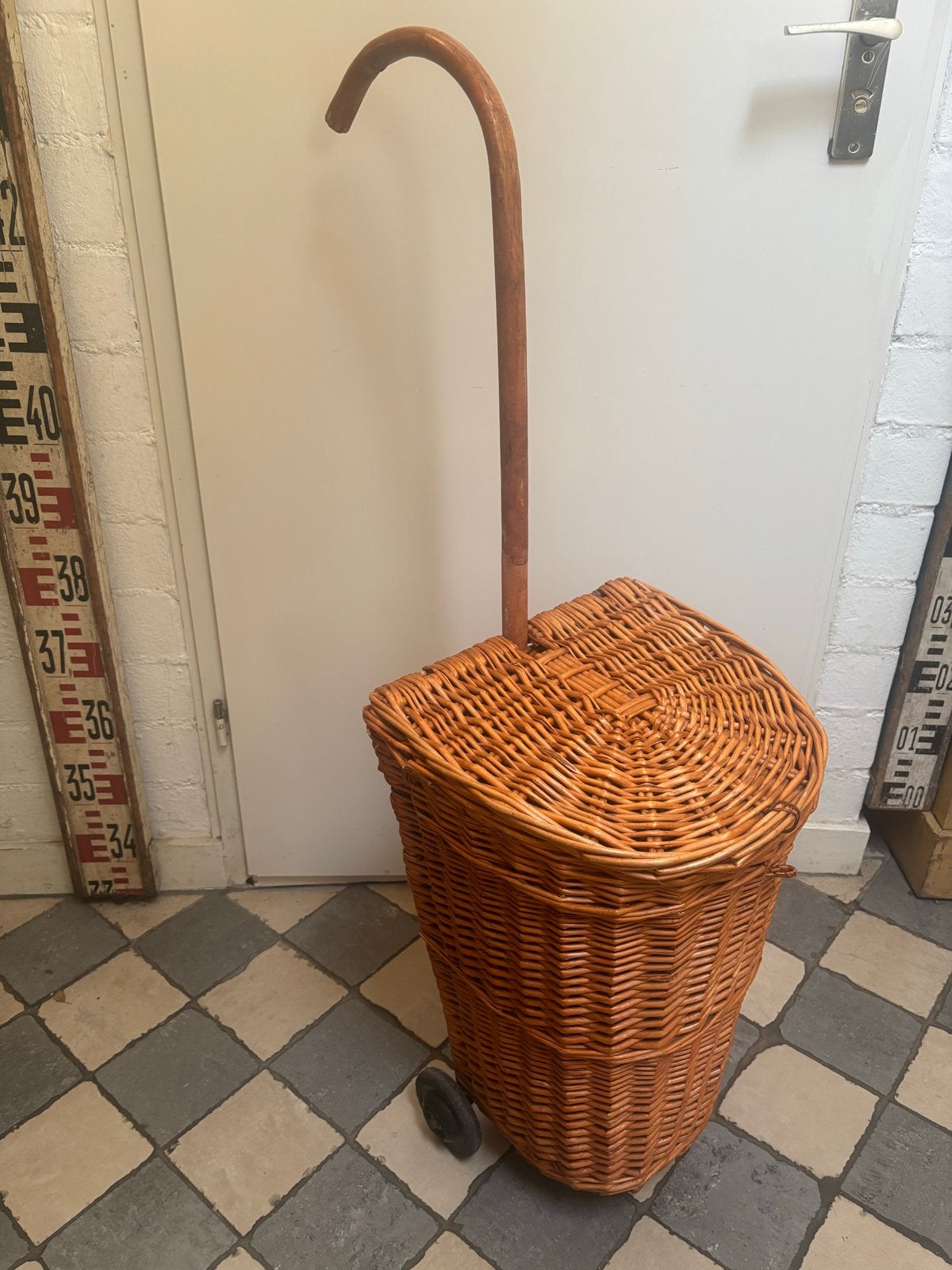 Vintage Rohe boodschappen trolley uit de jaren '60, Ophalen
