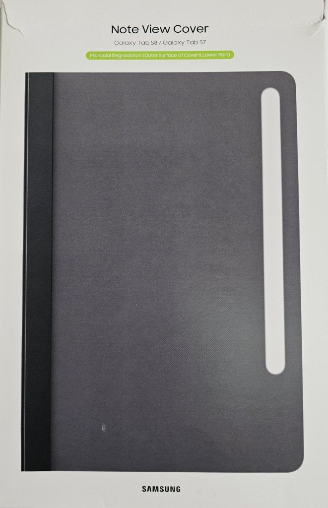 Samsung Tab S7/ S8 - Clear ViewCase - Zwart| Retourdeal, 11 inch, Ophalen of Verzenden, Zo goed als nieuw, Just in Case