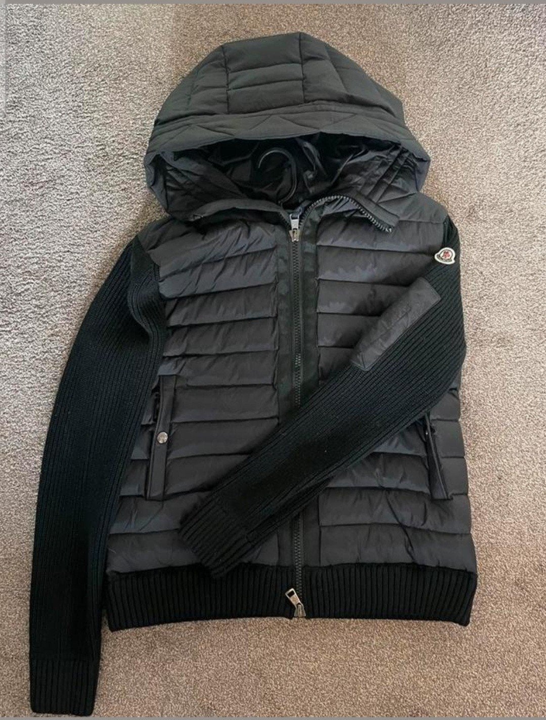 Moncler Cardigan maat M, Kleding | Heren, Jassen | Zomer, Ophalen of Verzenden, Nieuw, Zwart