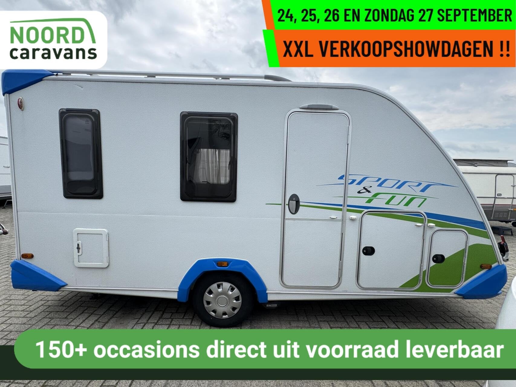 Knaus sport - XXL VERKOOPSHOW 24,25,26 & 27 SEPT. 10-17 UUR, Bedrijf, Hordeur, 6 tot 7 meter, Knaus