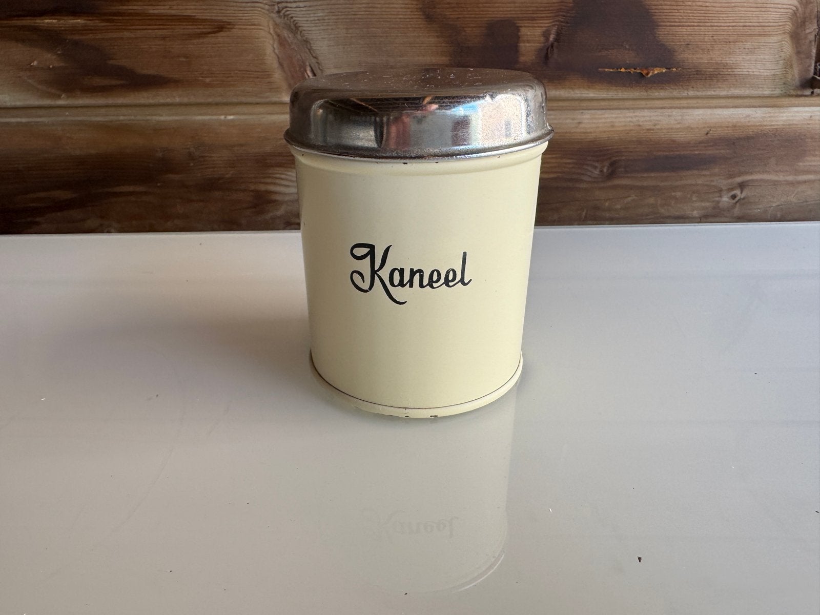 Vintage Brabantia Kaneel bus - Made in Holland, Antiek en Kunst, Ophalen of Verzenden