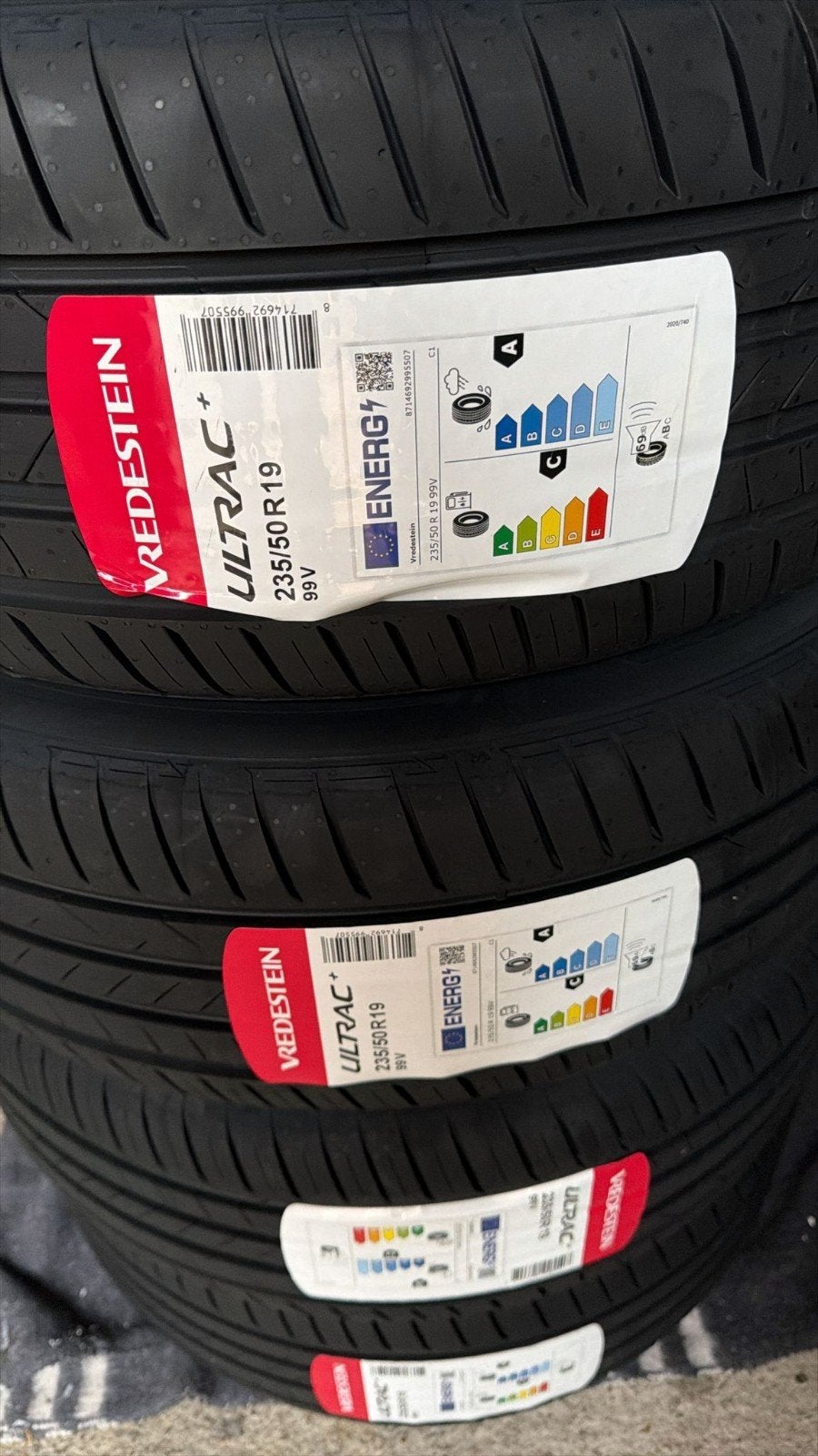 Vredestein Ultrac+ 235/50 R19 99V Zomerbanden, Nieuw, 235 mm, Band(en), Personenwagen