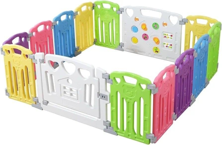 Gupamiga Baby Grondbox -18 Delen (14+4 Extra Panelen), Kinderen en Baby's, Boxen, Ophalen, Zo goed als nieuw, Overige vormen