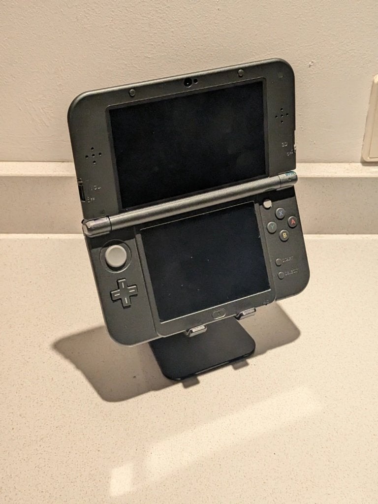 New Nintendo 3DS XL Zwart  + stylus en oplader, Ophalen of Verzenden, Zo goed als nieuw, Zwart, 3DS XL