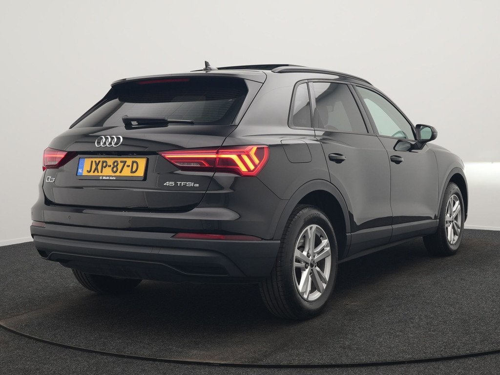 Audi Q3 45 TFSI e PHEV 245pk Dealer O.H. | Trekhaak Af Fabri, Automatische klimaatregeling, Gebruikt, Zwart, Hybride Elektrisch/Benzine