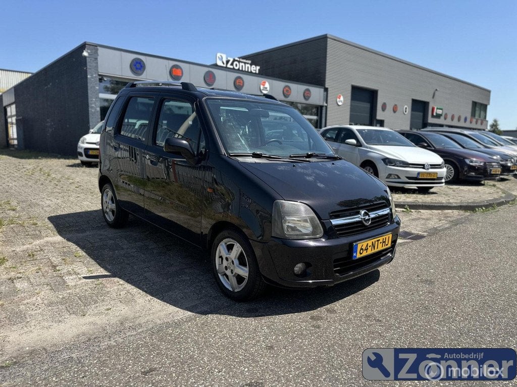 Opel Agila 1.2-16V Cosmo, Auto's, Opel, Voorwielaandrijving, Zwart, Origineel Nederlands, Bedrijf