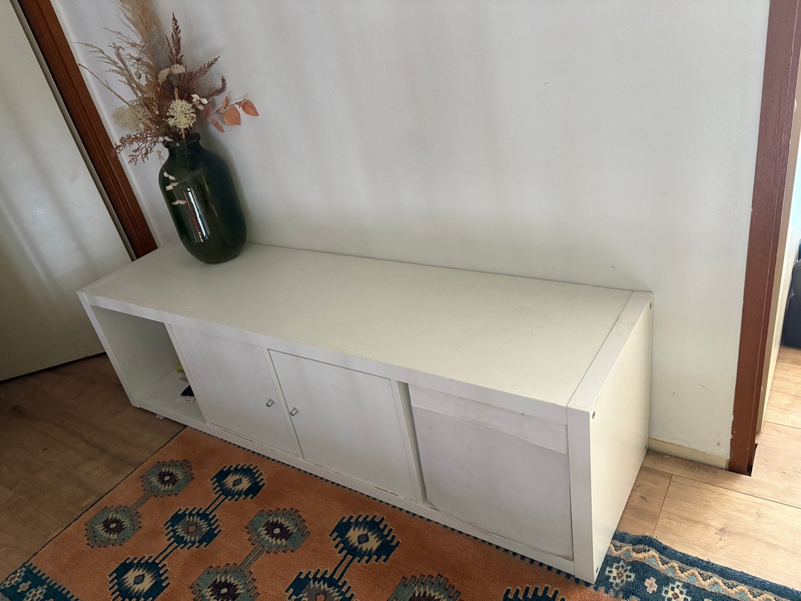 KALLAX kast wit, Ophalen, Zo goed als nieuw, 25 tot 50 cm, 50 tot 100 cm
