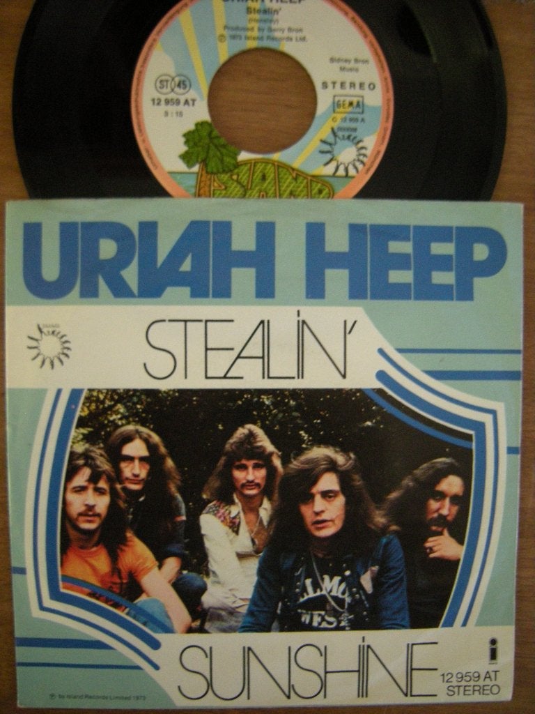 Uriah Heep (Stealin'), Gebruikt, 7 inch, Ophalen of Verzenden, Rock en Metal
