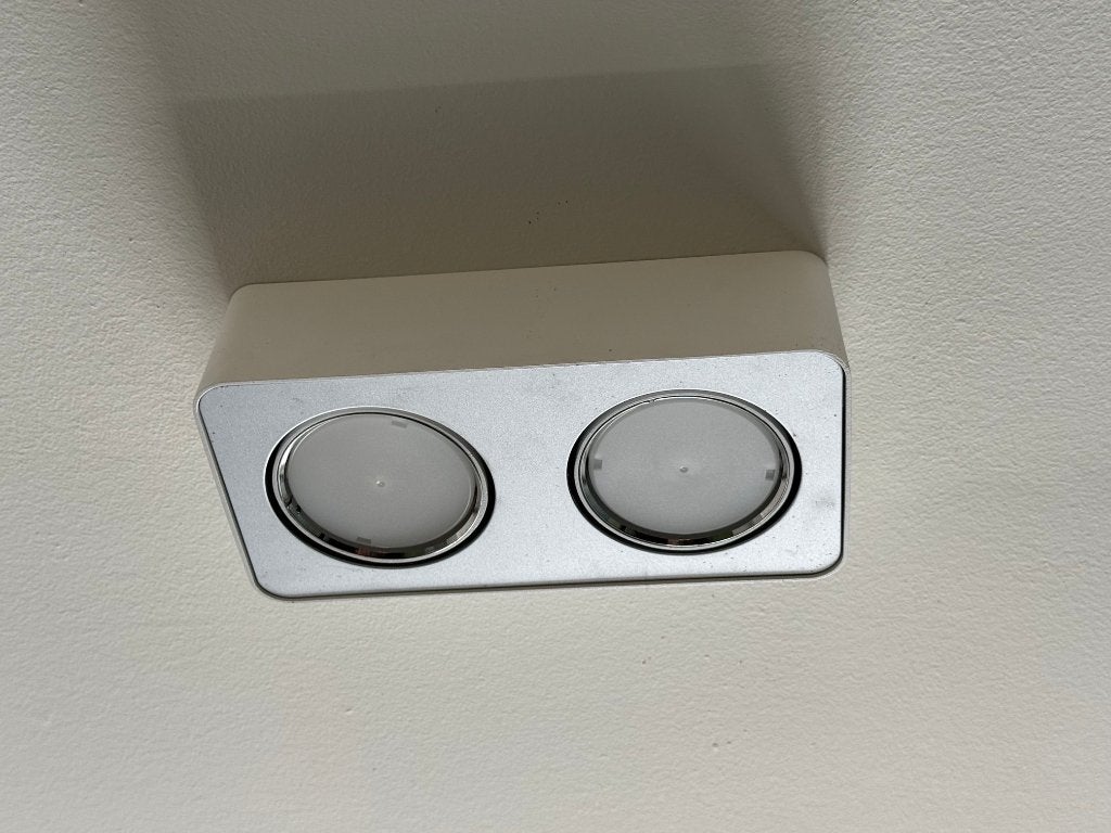Philips Ecomoods Confident opbouwspot (dubbel), Ophalen, Gebruikt, Plafondspot of Wandspot