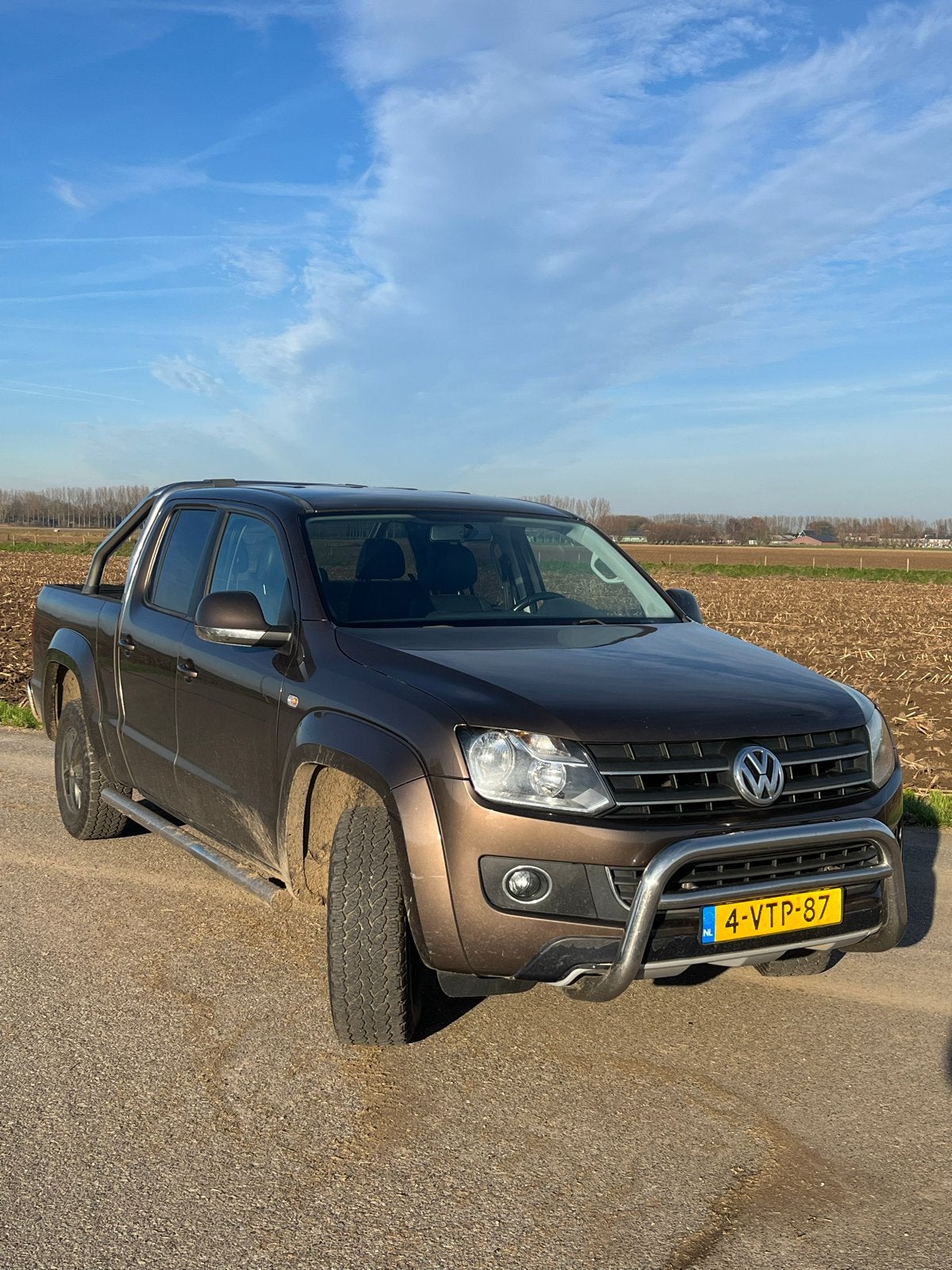 Volkswagen Amarok 2.0 D 120KW 2010, Auto's, 13 km/l, Zwart, 4 cilinders, Bruin