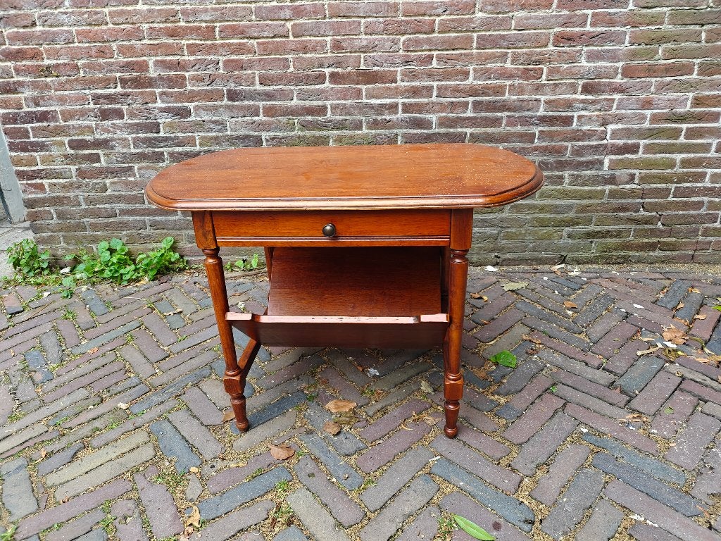 tafel met lectuurbak, Ophalen