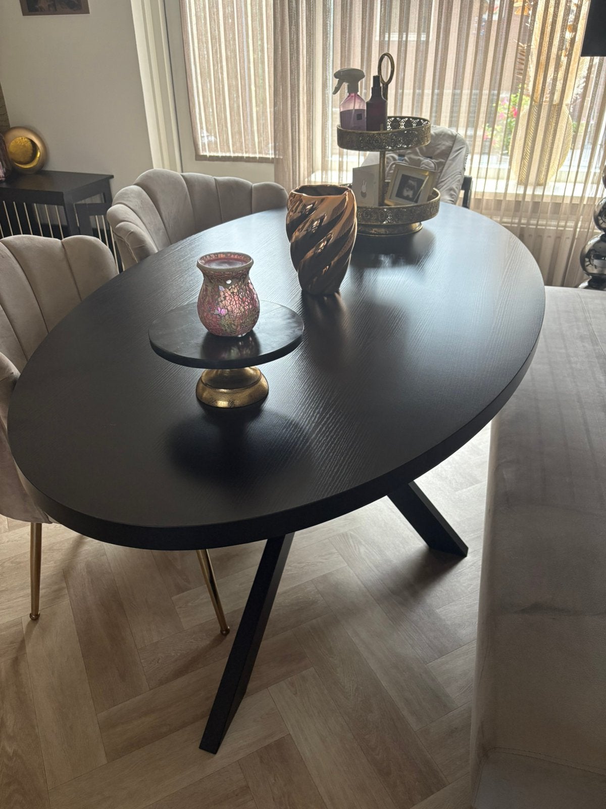 Eettafel, salontafelset & tvkast., Ophalen, 50 tot 100 cm, Zo goed als nieuw, Rechthoekig