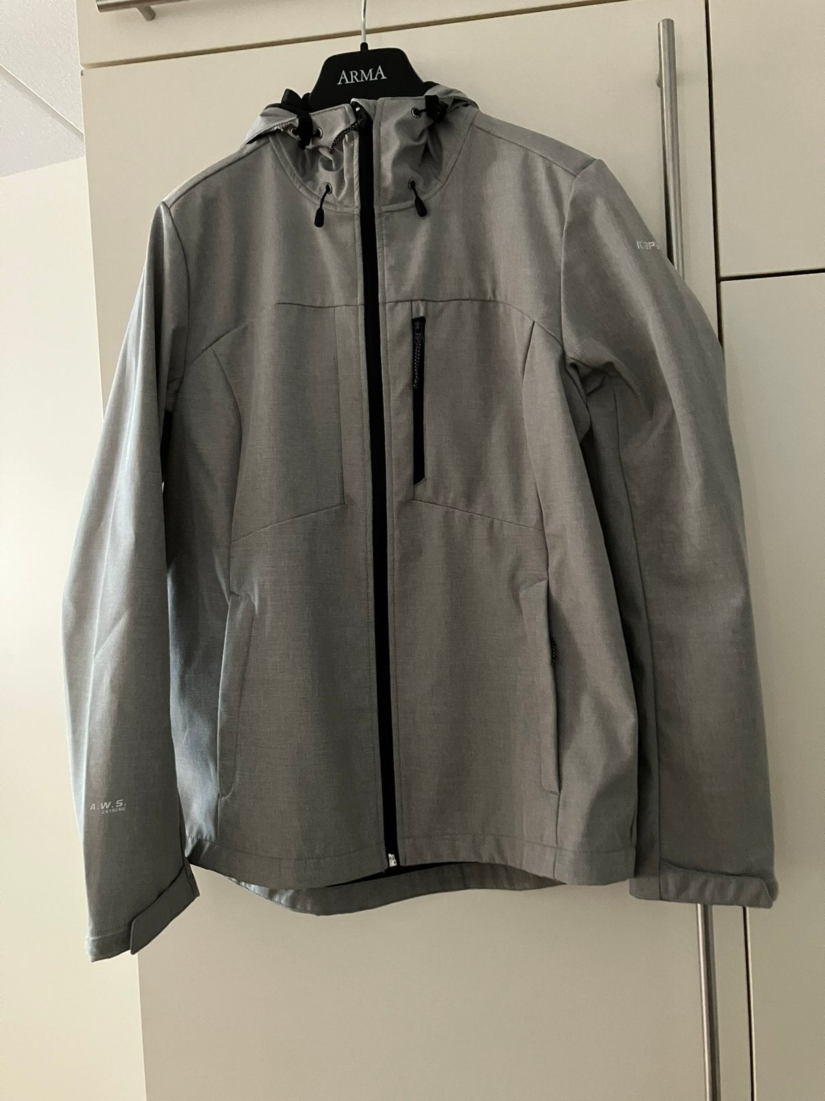 Lichtgrijze softshell Icepeak L, Ophalen of Verzenden, Zo goed als nieuw, Kleding