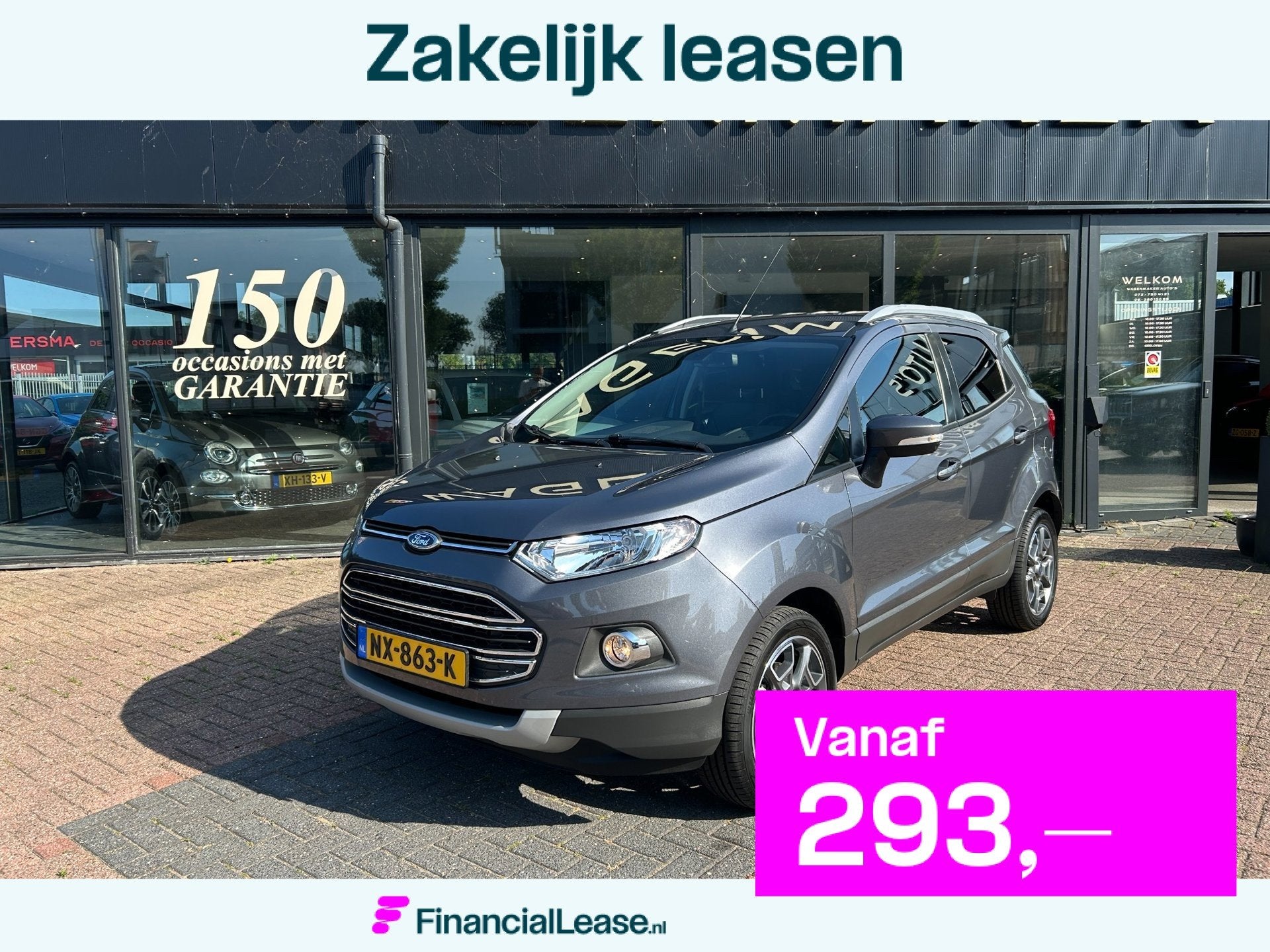 Ford EcoSport 1.5 Ti-VCT Titanium AUT|Cruise|NAVI|DealerOH, 12 maanden, Stof, Euro 6, Origineel Nederlands