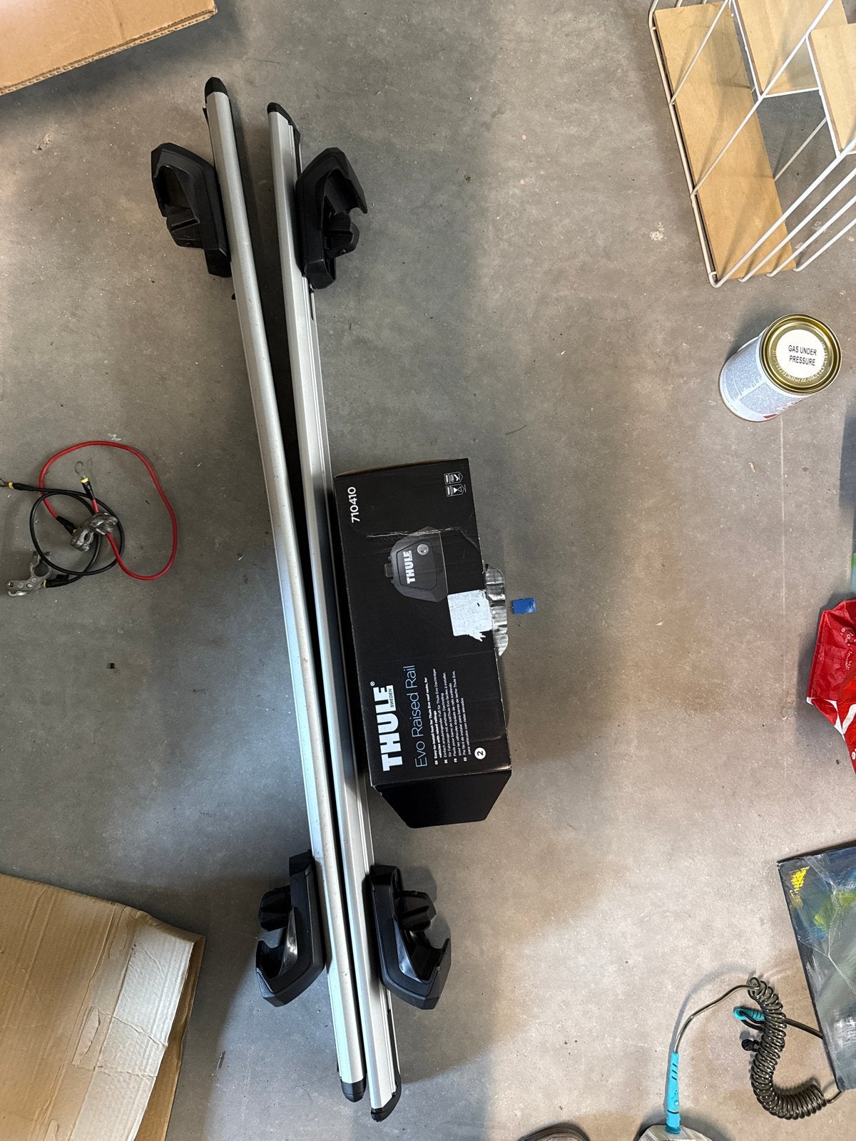 Thule Evo Raised Rail dakdragerset 710410, Ophalen, Zo goed als nieuw