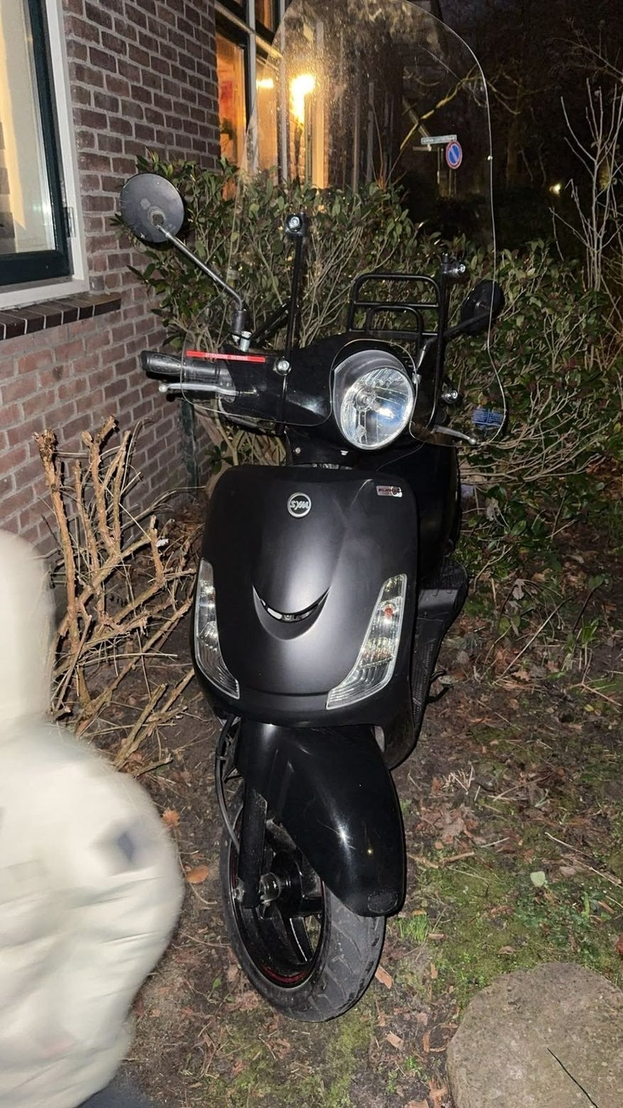 Sym Fiddle II scooter - Zwart, 25 km/u, Gebruikt, Ophalen of Verzenden, Benzine, Fiddle