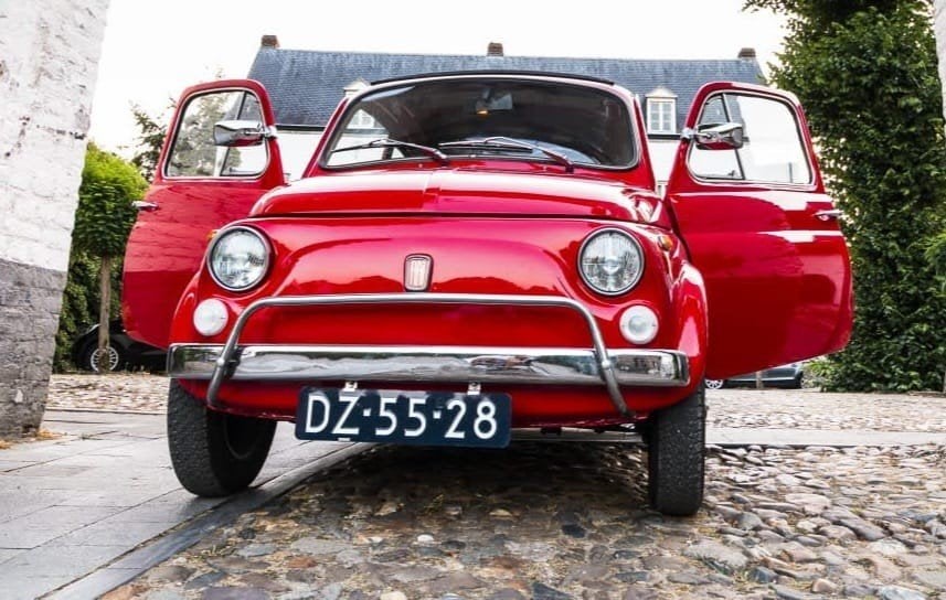 Fiat 500 L 1969 Rood, Auto's, Fiat, Particulier, 500L, Benzine, Sedan, Handgeschakeld, Geïmporteerd, Rood, Ophalen