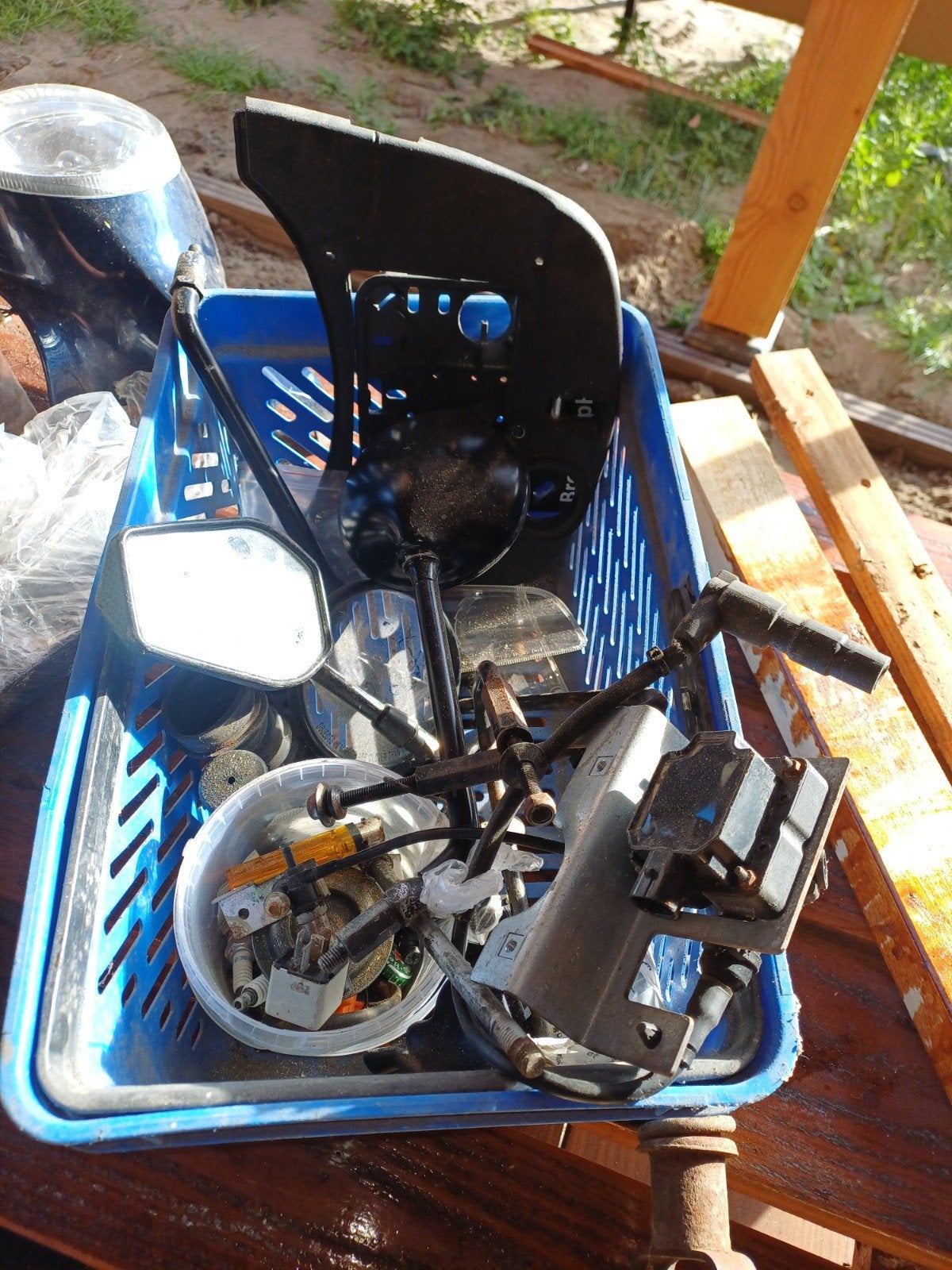 Vespa onderdelen: koplamp, carburateur, cdi etc., Ophalen, Gebruikt, Overige typen, Vespa