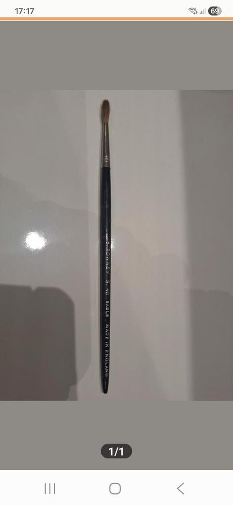 Nieuw kwaliteits waterverf penseel - Daler-Rowney S.40 Sable, Ophalen of Verzenden, Nieuw, Penseel of Kwast