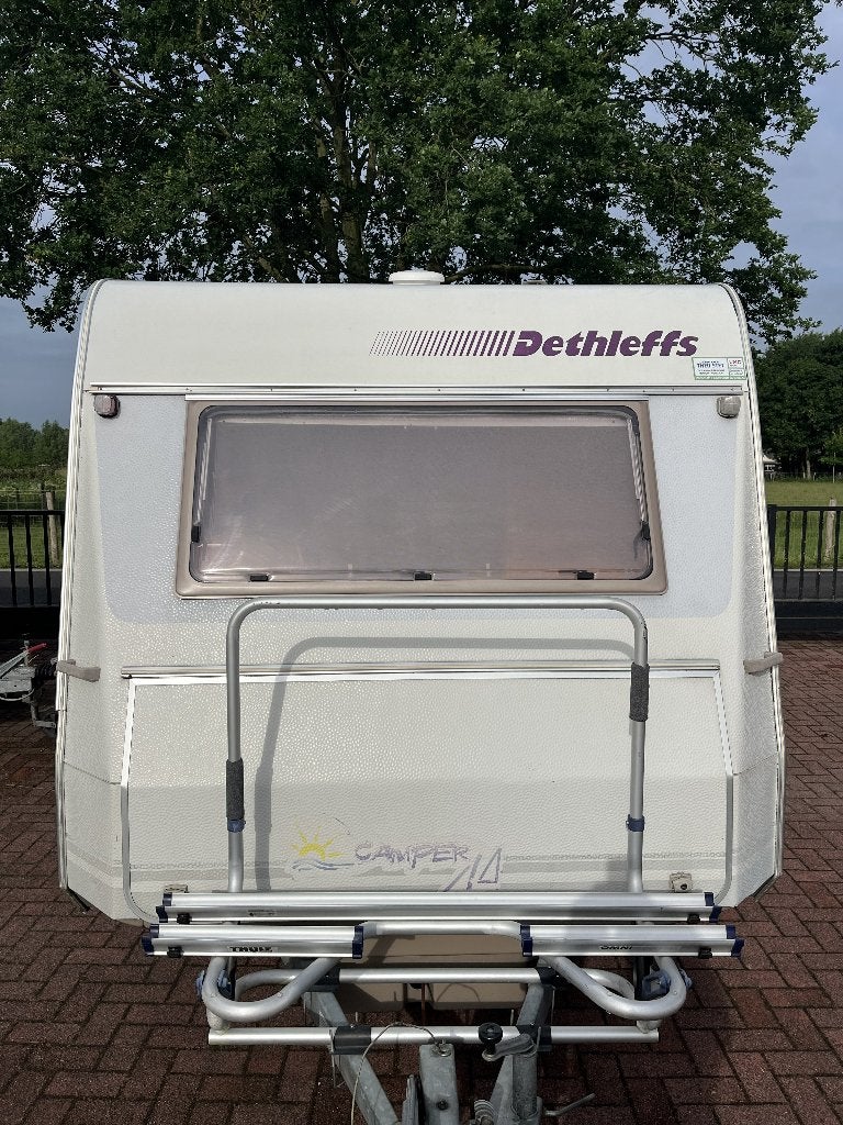 Dethleffs Camper 390 met mover, Schokbreker, Bedrijf, Treinzit, Dwarsbed