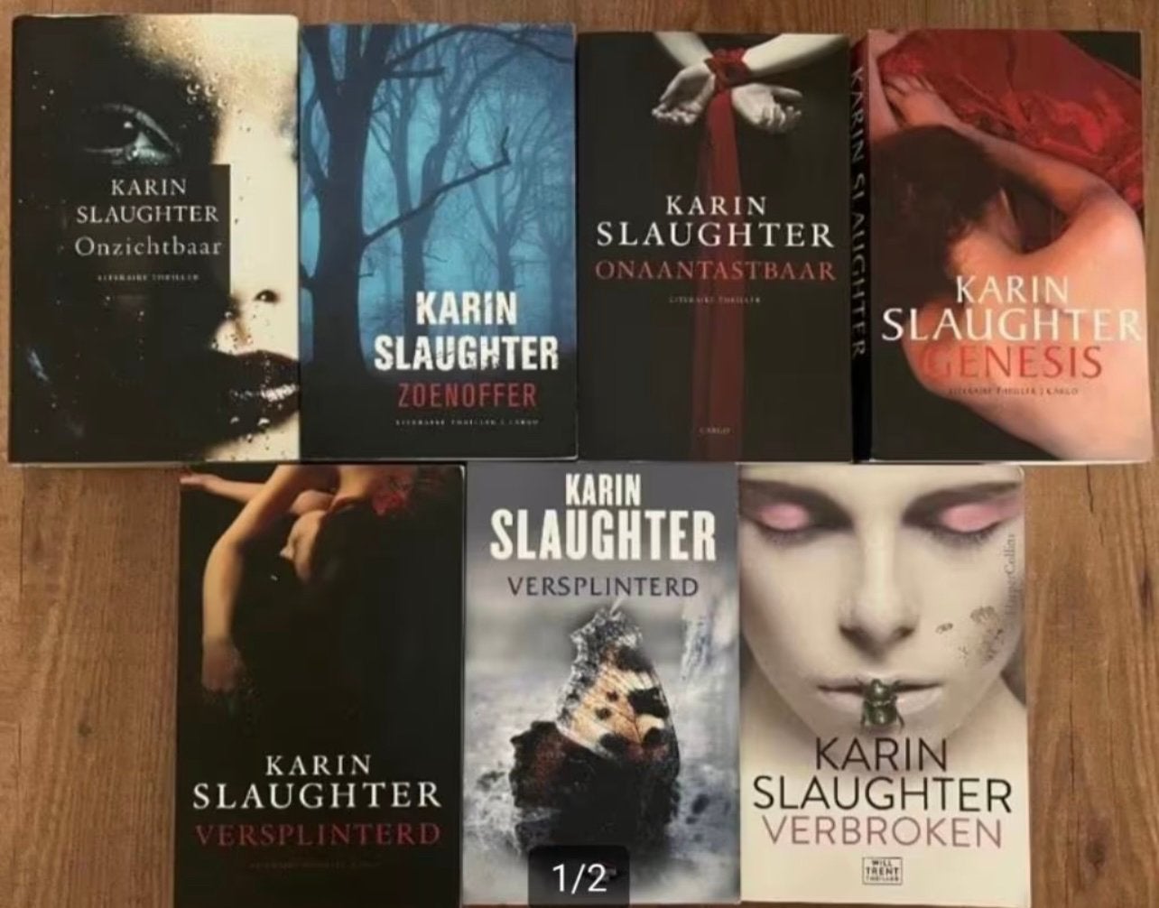 Thrillers van Karin Slaughter, Sabine Thiesler, Peter James, Boeken, Ophalen of Verzenden, Zo goed als nieuw