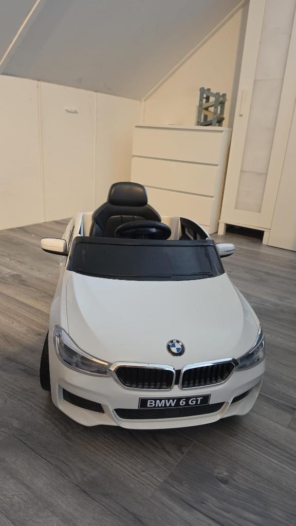 Elektrische Kinderauto BMW 6-Serie GT Wit, Ophalen, Zo goed als nieuw