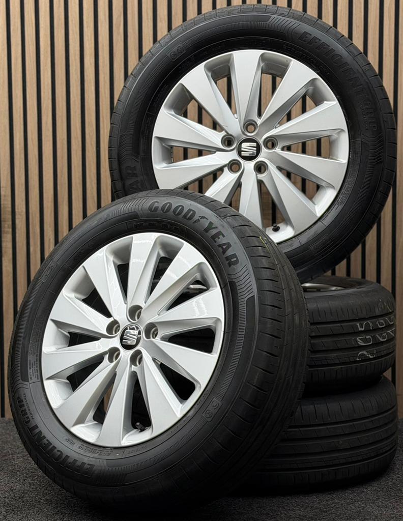 Originele 16 inch Seat Arona 5x100 ET45 205/60/16 Goodyear, Auto-onderdelen, Banden en Velgen, Ophalen, 16 inch, ., Banden en Velgen
