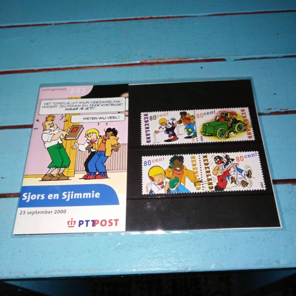 Postzegels en eerste dag envelop Sjors en Sjimmie, Verzamelen, Ophalen, Overige figuren, Zo goed als nieuw, Overige typen