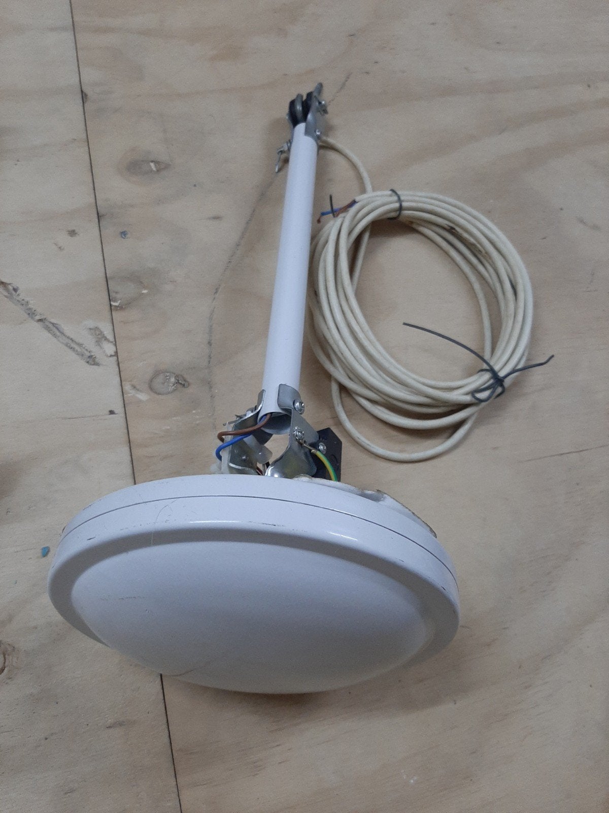 plafond ventilator wit, Ophalen of Verzenden, Gebruikt, Plafondventilator