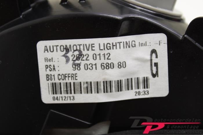 Achterlicht links van een Citroen DS5, Gebruikt, -, Ophalen of Verzenden, -