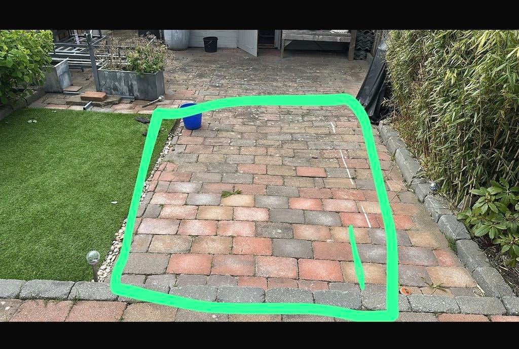Gratis stenen tuin tegels, Tuin en Terras, Ophalen