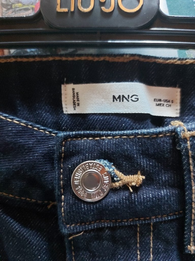 PRACHTIGE JEANSROK VAN HET MERK MANGO MT S NIEUW!!, Kleding | Dames, Rokken, Maat 38/40 (M), Mango, Blauw, Nieuw