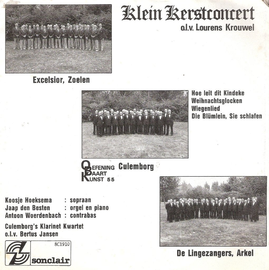Kerstconcert Betuwe (Zoelen, Culemburg, Arkel) - Vinyl EP, Ophalen, Gebruikt, EP, EP