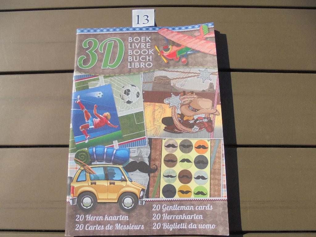 Diverse boekjes 3D kaarten, Ophalen of Verzenden, Nieuw, Overige thema's, Overige typen
