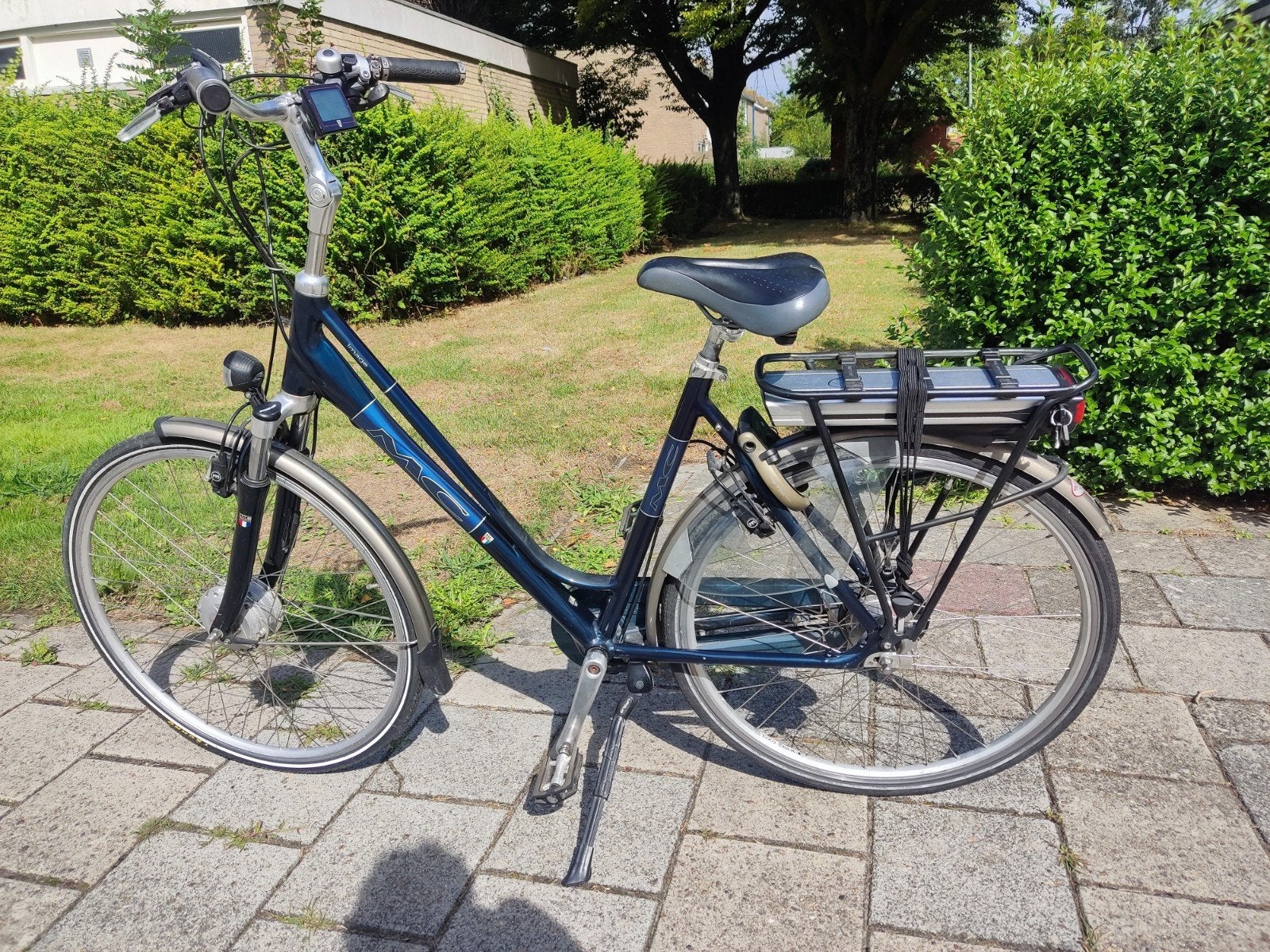 Mooie MC elektrische fiets - 8 versnellingen, goede accu, Fietsen en Brommers, Gebruikt, 50 km per accu of meer, 55 tot 59 cm