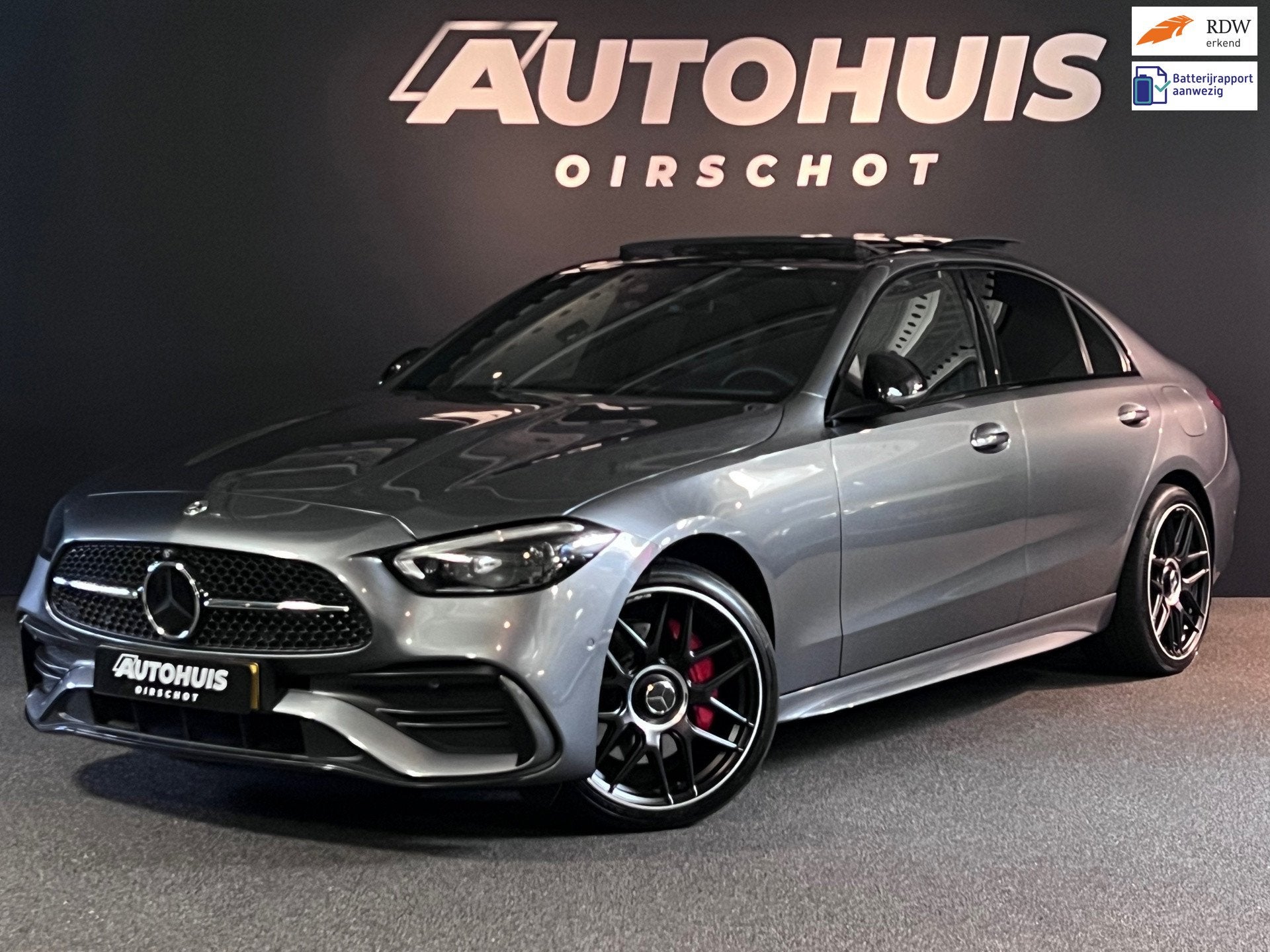 Mercedes-Benz C-klasse 300 e AMG Line Limousine Pano/Memorys, Automaat, Dealer onderhouden, Achterwielaandrijving, 4 cilinders