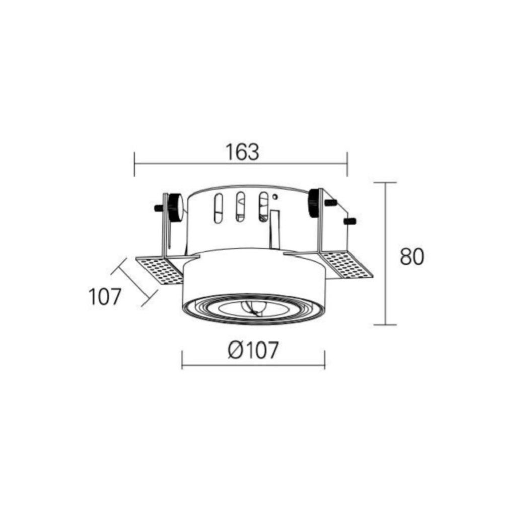 Inbouwframes Maretti Piet Boon trimless Round wit 3 x, Ophalen of Verzenden, Nieuw