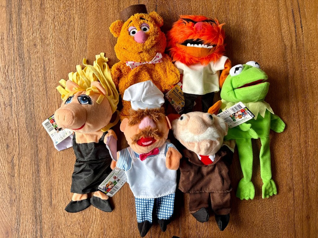 Zes handpoppen Muppets AH 2012 Nieustaat, Albert Heijn, Ophalen of Verzenden