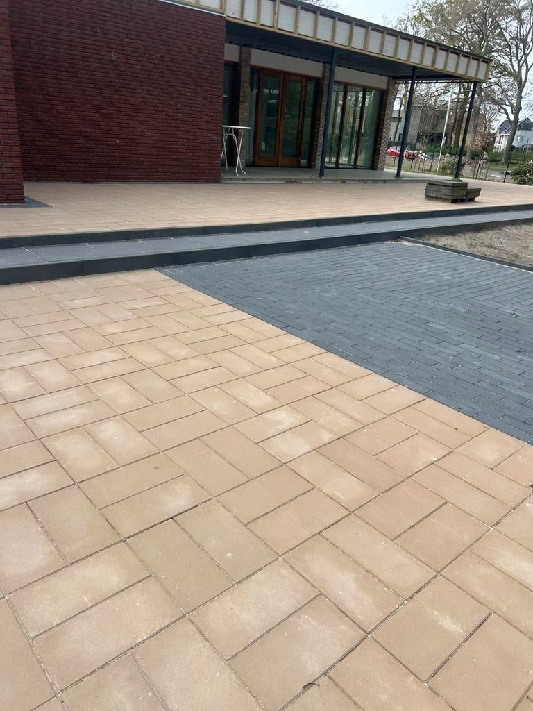 GeoKlinker baksteen geel 40x20x8, Ophalen of Verzenden, Nieuw, Beton, Klinkers