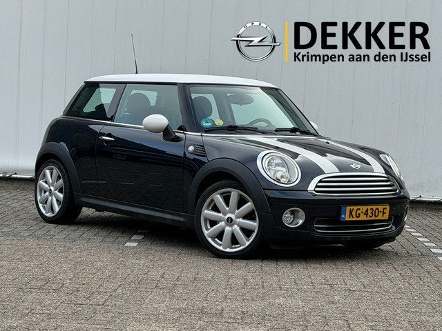 MINI 3-deurs 1.6 Cooper met APK, 17inch, IJS-Koude-Airco!, Auto's, Voorwielaandrijving, Stof, Gebruikt, 4 cilinders