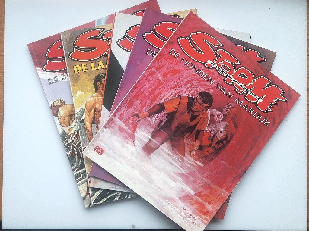 5 x Storm Strip - Don Lawrence fraaie staat, Meerdere stripboeken, Ophalen of Verzenden, Zo goed als nieuw, Don Lawrence, Martin Lodewijk