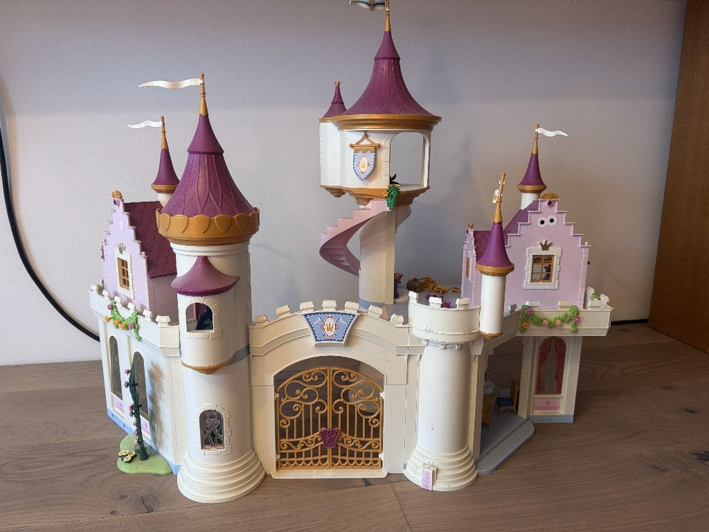 Playmobil Groot prinsessenkasteel 6848 + 6851 + veel extra’s, Gebruikt, Complete set, Ophalen of Verzenden, Kasteel/Fort