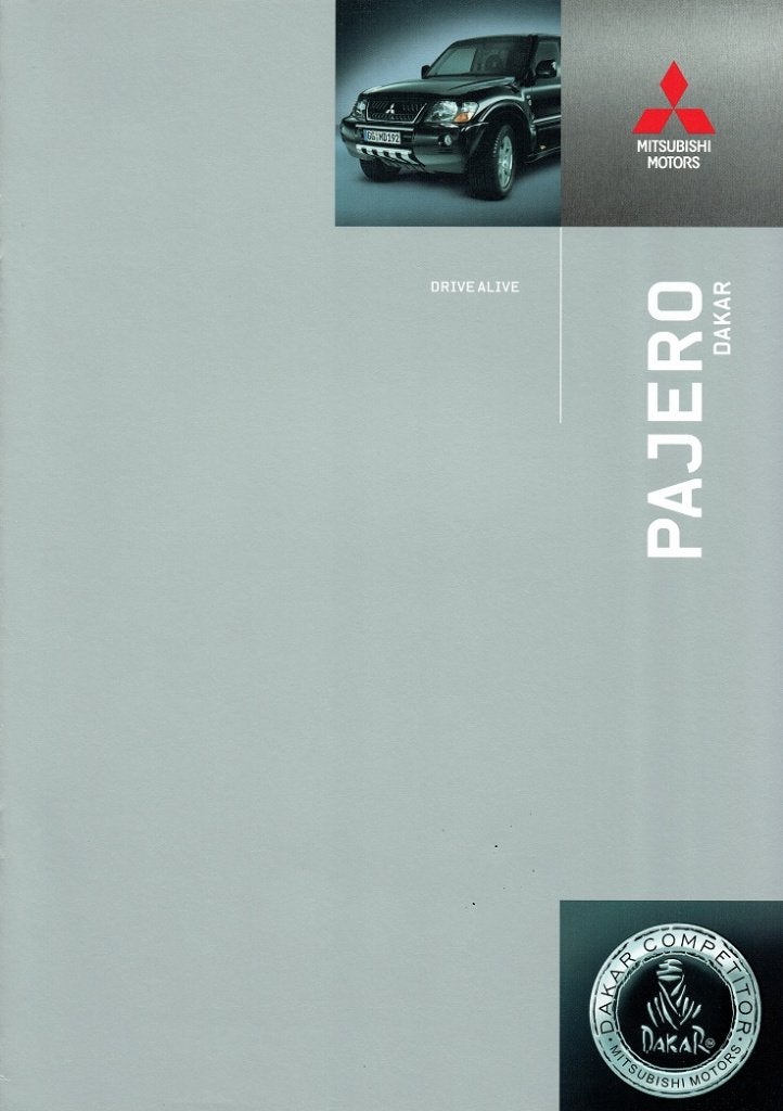 Folder Mitsubishi Pajero Dakar (Duitse uitgave - 2006), Verzenden, Zo goed als nieuw, Mitsubishi