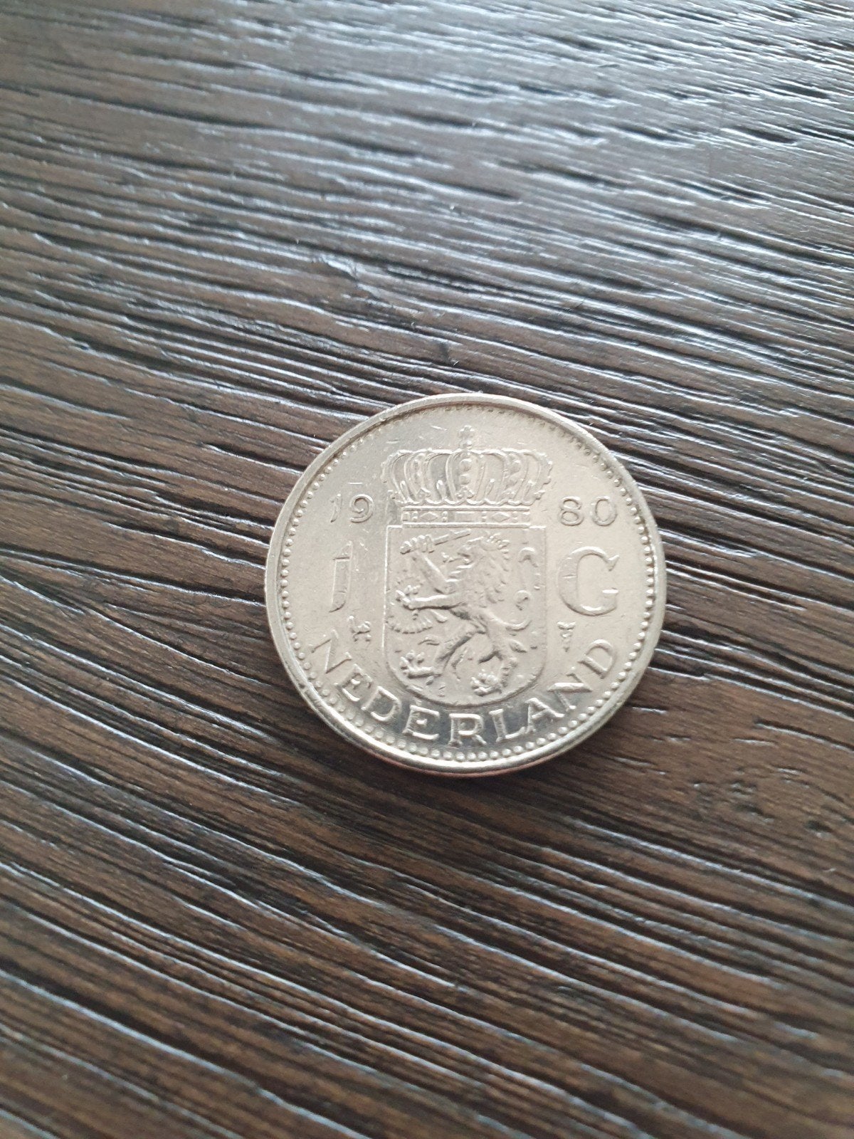 Nederland 1 Gulden 1980 Juliana Nikkel, Postzegels en Munten, Munten | Nederland, Ophalen of Verzenden, Koningin Juliana, 1 gulden
