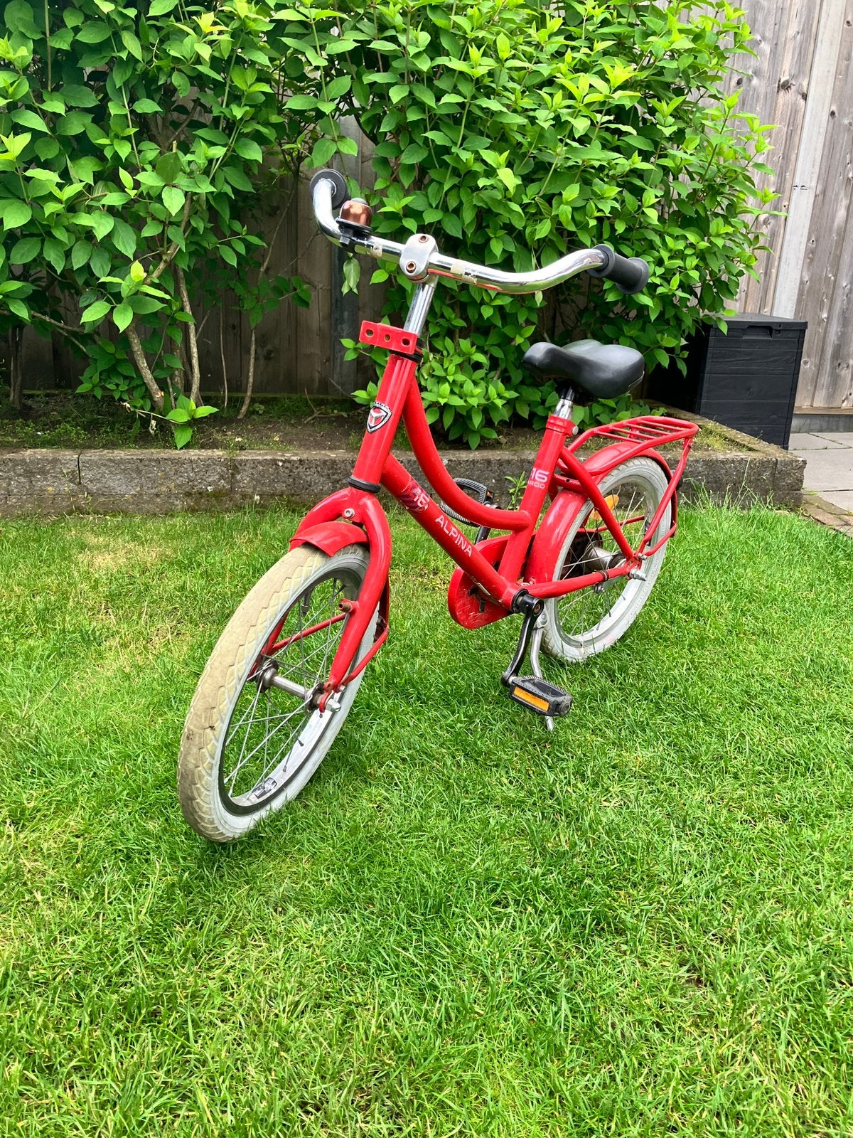 Alpina 16 inch kinderfiets – Rood, Fietsen en Brommers, Ophalen