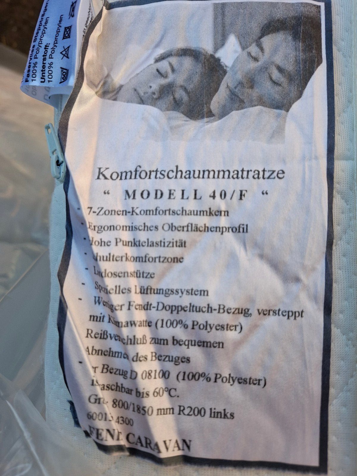 2 Fendt Bianco comfortschuimmatrassen, Ophalen