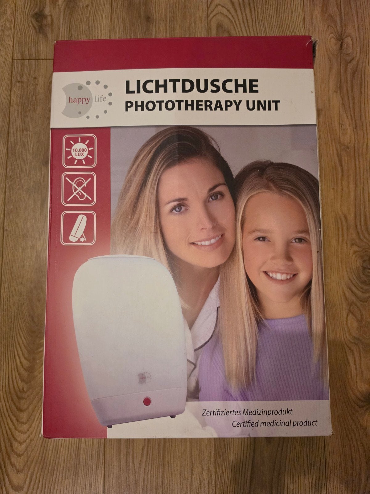 licht douche voor winter depressie, Ophalen
