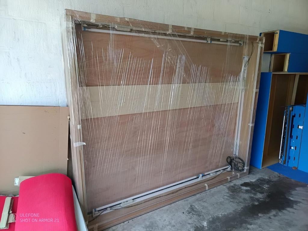 Lichtbakken voor peesdoek - 248x200x30 cm - Zo goed als nieu, Ophalen, Zo goed als nieuw, 500 watt of meer, Armatuur