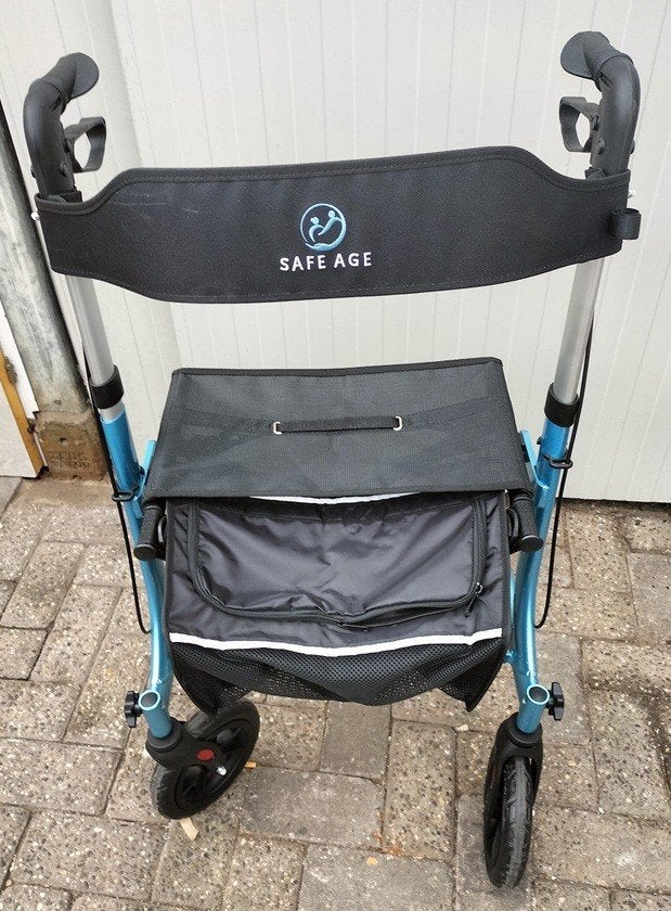 Safe age rollator opvouwbaar met zitfunctie, Ophalen, Lichtgewicht, Zo goed als nieuw
